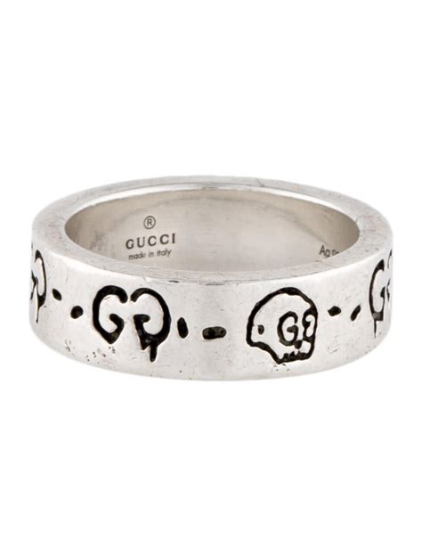 gucci ghost ring size 10.5.